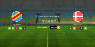 Foci Tippek: Kongói DK - Dánia 2026. június 03. - Barátságos Mérkőzés